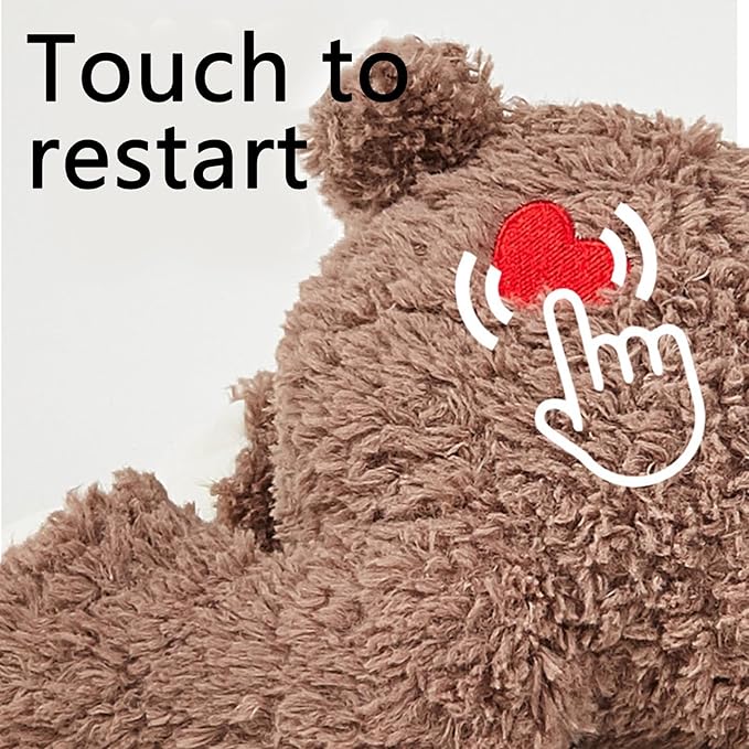 Orsetto Di Peluche Con Battito Cardiaco Per Cuccioli, Morbido Compagno Di Sonno