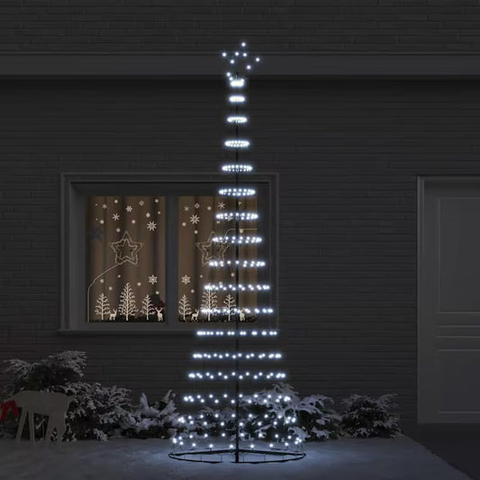 albero di natale a cono 180 cm