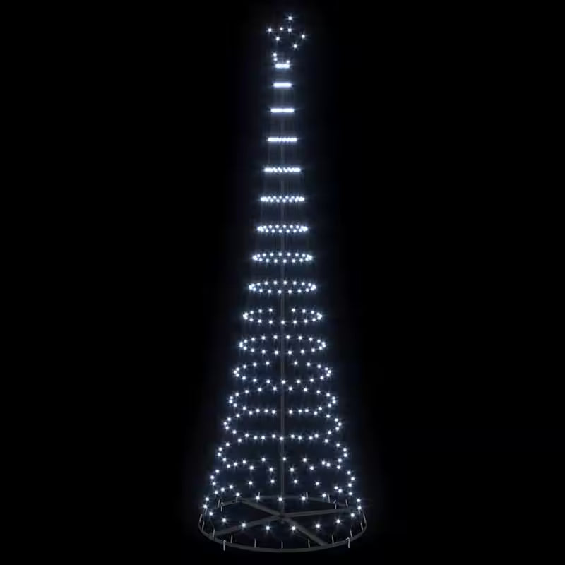 albero di natale a cono 180 cm