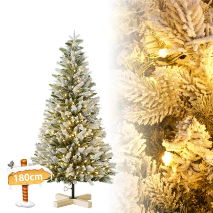 albero di natale artificiale led