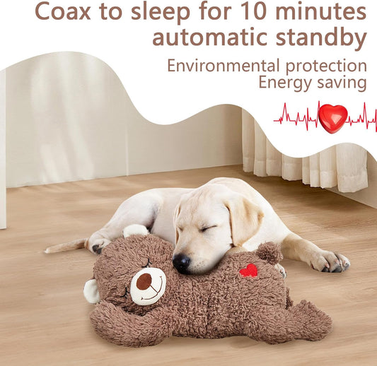 Orsetto Di Peluche Con Battito Cardiaco Per Cuccioli, Morbido Compagno Di Sonno