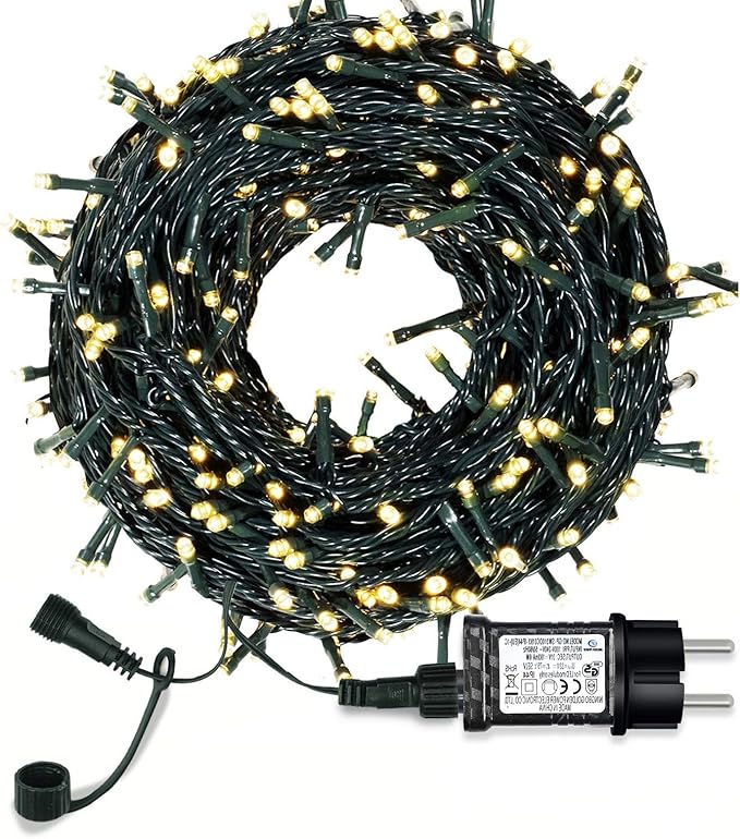 Luci Albero Di Natale, Luci Natale, Shineled 30M 300 LED 8 Modalità Luci da Stringa, Luci da Fata Stellate Impermeabili per Esterni, Giardini, Case, Matrimonio, Natalizie