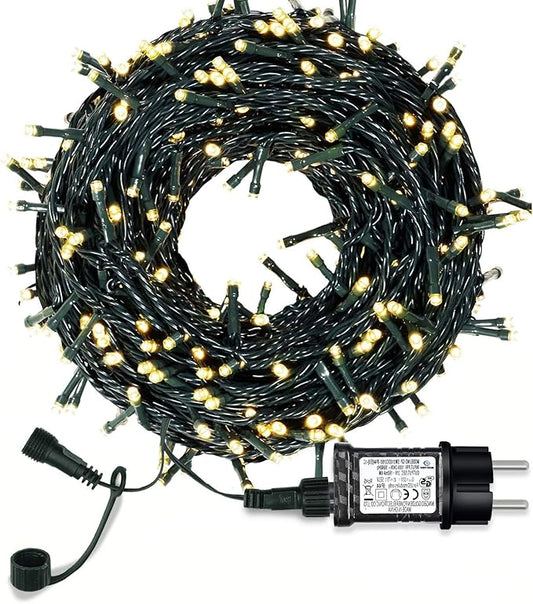 Luci Albero Di Natale, Luci Natale, Shineled 30M 300 LED 8 Modalità Luci da Stringa, Luci da Fata Stellate Impermeabili per Esterni, Giardini, Case, Matrimonio, Natalizie