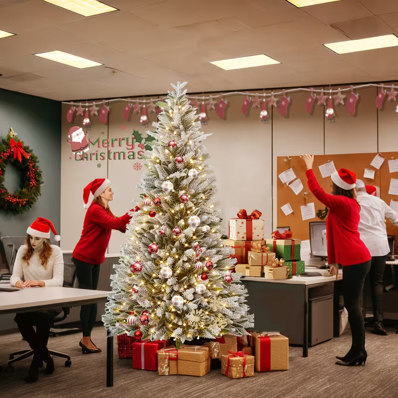 albero di natale artificiale led